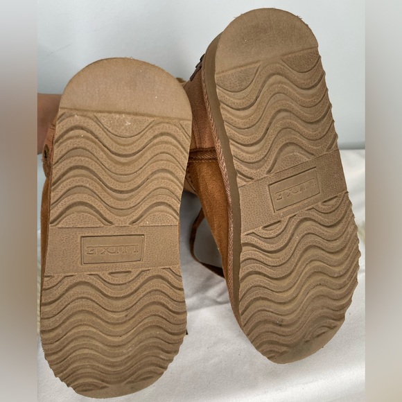 Australia Luxe Collective Tan Bedouin Tall Lace-up Boots Shearling - Picture 7 of 11